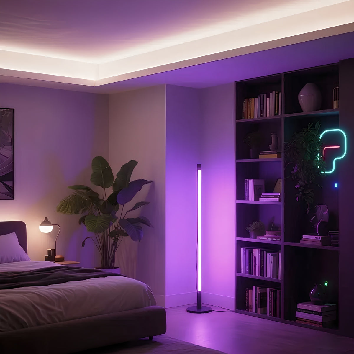 HomeHue Smart RGB Floor Lamp