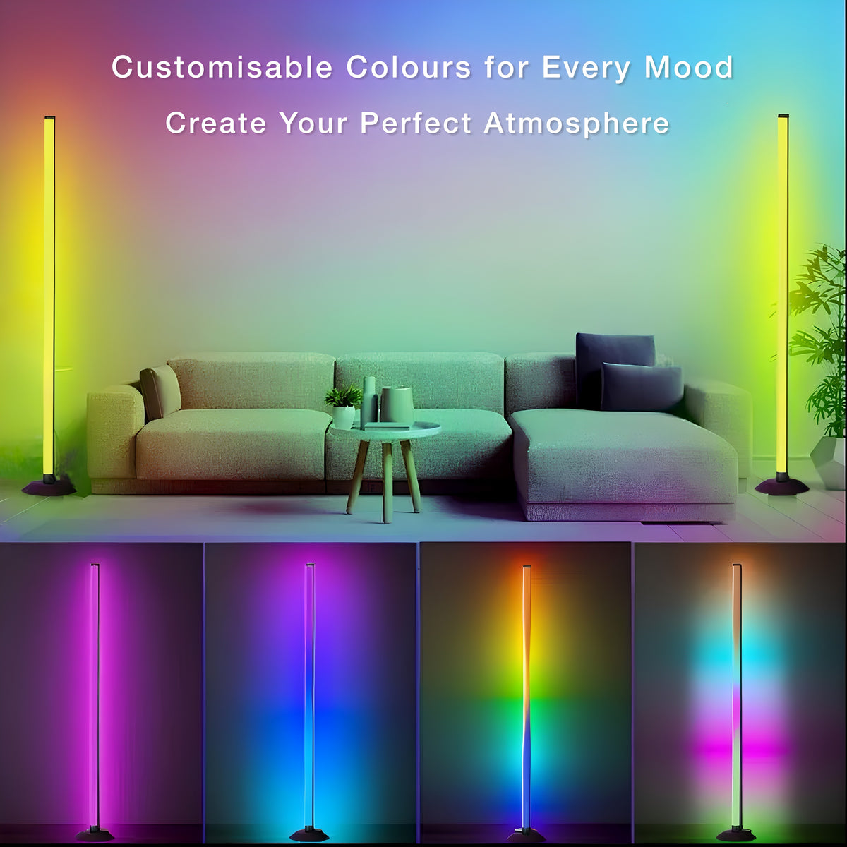 HomeHue Smart RGB Floor Lamp