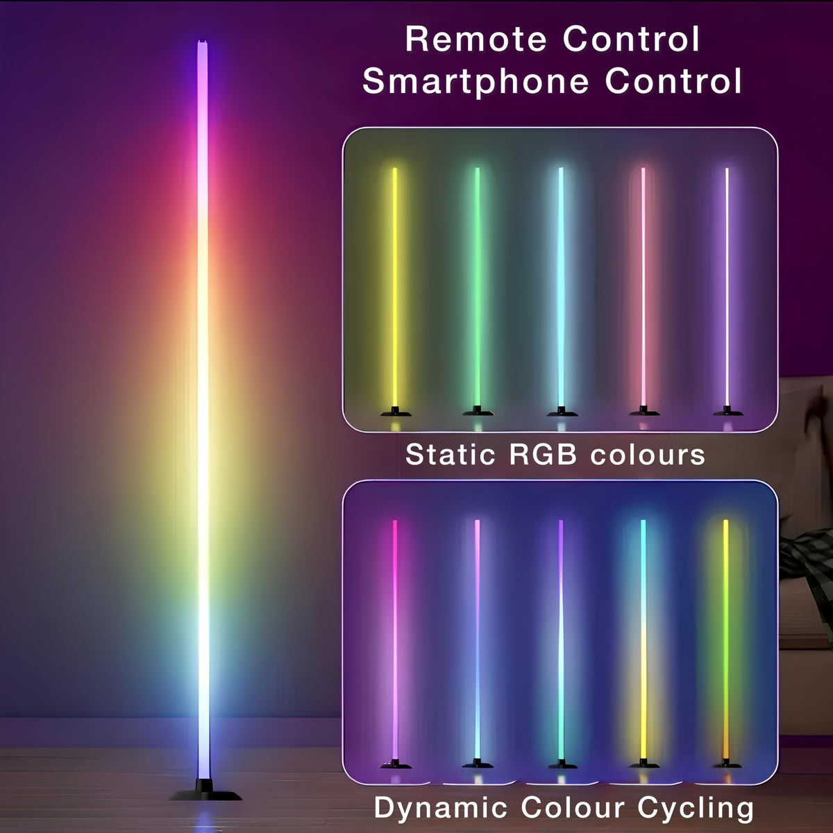 HomeHue Smart RGB Floor Lamp